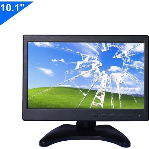 Hot Selling 10.1 Inch Plastic Shell With HDMI VGA BNC AV USB Input For Car Camera Microscope CCTV LED LCD Monitor