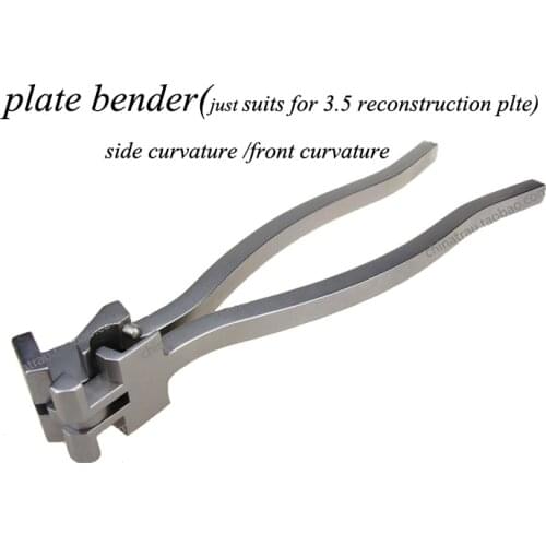 Medical orthopedic instrument Width 10mm Pelvis Arc 3.5 reconstruction plate bender suits bending tool bending forceps Plier AO