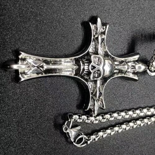 Fashion Cross Pendant Direct Selling Silver Cross Pendant Necklace Jewelry Men/Women