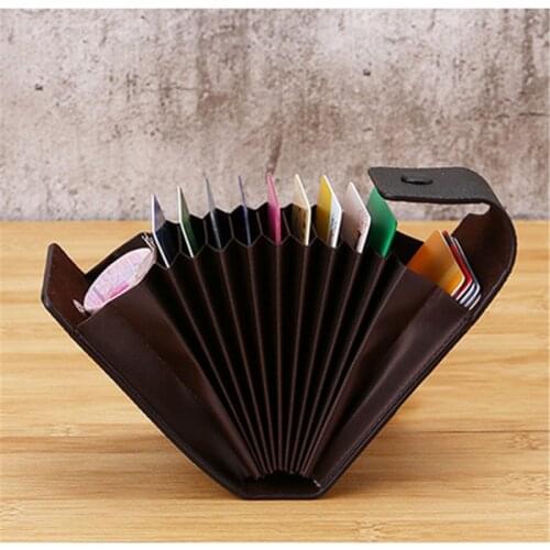 Bisi Goro Men Business Wallets Hasp Card Holder Multifunction PU Leather Purse Wallet Case Cards for Credit Bank ID Card Holder