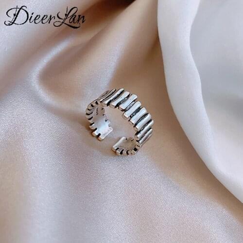 New Gothic Men Lines Rings For Women Jewelry Birthday Gift Romantic Wedding Engagement Drop Shipping 2021