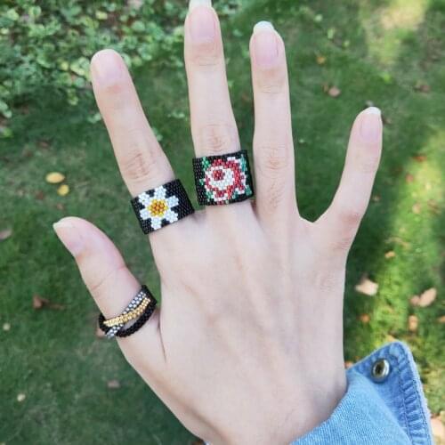 FAIRYWOO Flower Rings For Women Wedding Band Vintage Ring Accesorios Mujer Custom Ring Gifts For Women Wholesale Free Shiping