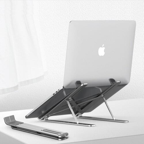 Macbook Pro Holder Computer Accessories Portable Laptop Stand Foldable Notebook Support Laptop Base Adjustable Riser Bracket