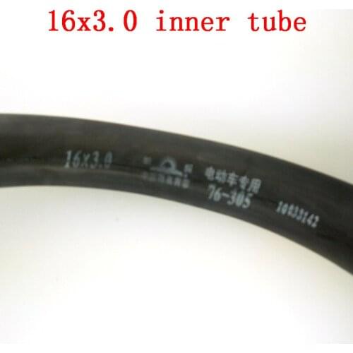Inner Tube size 16X3.0 Electric Scooter & E Bikes, Electric tricycle 16*3.00 Tube Bent Valve Stem