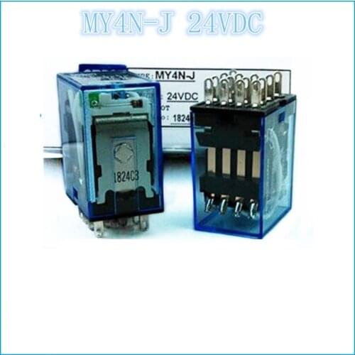 MY4NJ MY4N-J DC24V 3A OMRON relay four open four closed 14 needle electronic component solid state relays