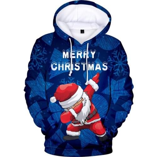 Christmas 3D Hoodies Kids Adult Sweatshirts Men Women Funny Hoodies Autumn Long Sleeve Warm Hoodie Hip Hop Santa Claus Hoodies