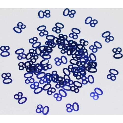 Blue Number Digital 13 16 18 20 21 30 40 60 70 80 Happy Birthday Confetti 15g Happy Birthday Party Table Scatters Sprinkle