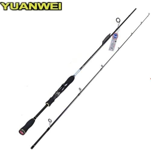 YUANWEI 1.8m 2.1m 2.4m Spinning Rod 2Sec. Carbon Fiber Lure Fishing Pole Canne A Peche Vara De Para Pesca Carp Fish Stick Tackle