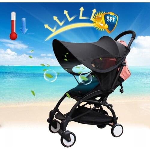 Universal Baby Stroller Accessories Anti-UV Sunshade Canopy Carriage Sun Visor Cover For Babyzen Yoyo Yoya Pushchair Sun Shield