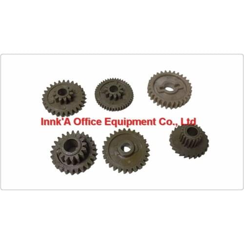 High quality Fixing Cleaning Web Gears for Konica Minolta BH600 700 750 601 751 6pcs/set Gear