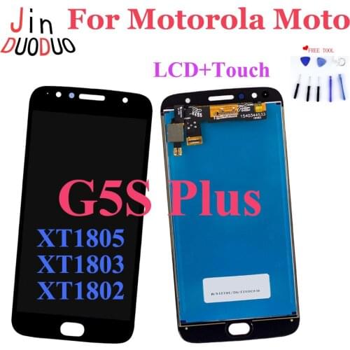 5.5'' LCD Display For Motorola Moto G5S Plus XT1802 XT1803 XT1805 XT1086 LCD Display Touch Screen Digitizer Replacement