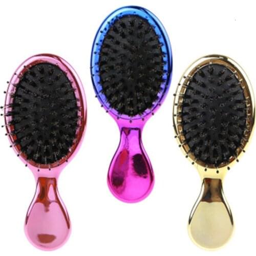 3 Color Mini Magic Comb Anti-static Hair Brush Portable Massage Hair Brush Comb Salon Hair Beauty Styling Tools