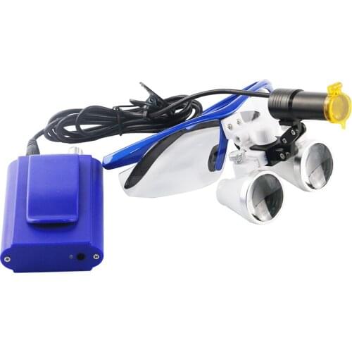 3W LED Headlight Lamp Clip-on Type with Filter for Binocular Loupe