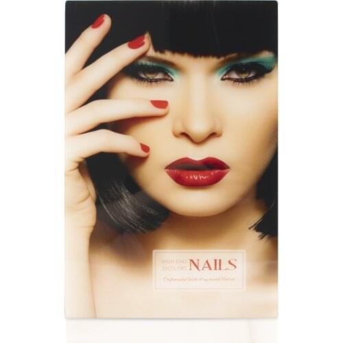 72 Colors High Grade Acrylic Nail Display Board Showing Polish Gel Color Book Design Dedicated Display Chart Painting Removable