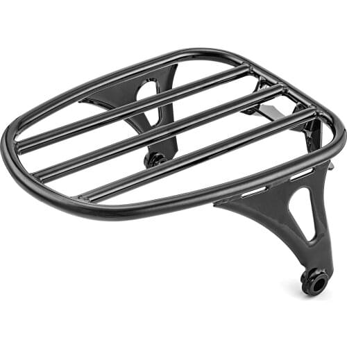 Motorcycle Accessories Black Solo Seat Luggage Rack For Harley 2018-2021 Softail Heritage Classic FLHC 114 FLHCS Deluxe FLDE