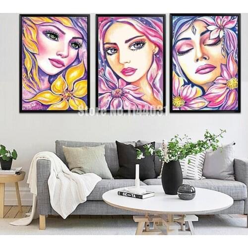 Needlework India Woman 5D DIY Diamond Painting Cross Stitch Belly Dancer Diamond Embroidery Diamond Mosaic Home Decor Ethnic Art