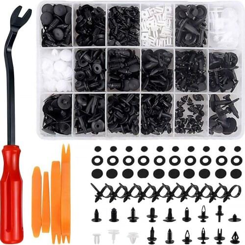 Auto Car Clips Sets Vibration Resistan Bumper Expansion Screws Universal Fastener Push Pins Replacement Kits