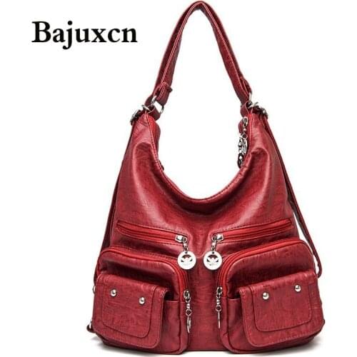 Bajuxcn Women's Bags Burgundy China