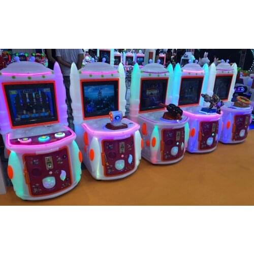 Coin operated kiddie rides, swing machine, game machine