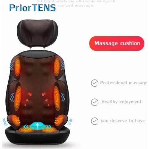 Electric Massage Chair Neck Shoulder Waist Full-Body Massage Cushion Compresses Vibration Kneading Back Massages