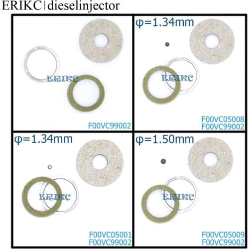 ERIKC F00VC99002 Diesel Injector Repair Kit for Common Rail Injector F00vc99002 F00vc05001+f00vc99002 F00vc05001+f00vc99002
