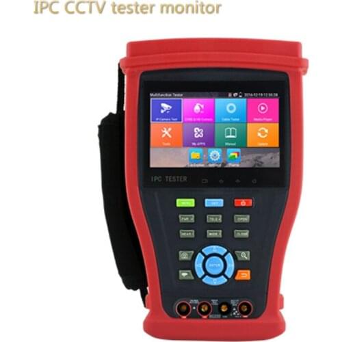 IPC4300 Plus H.265 4K IP Camera Tester 8MP TVI CVI 5MP AHD SDI Camera CCTV Tester Monitor with UTP/RJ45 Test Upgraded