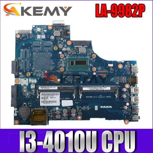 LA-9982P Laptop motherboard For DELL Inspiron 15R 5537 3537 original mainboard I3-4010U