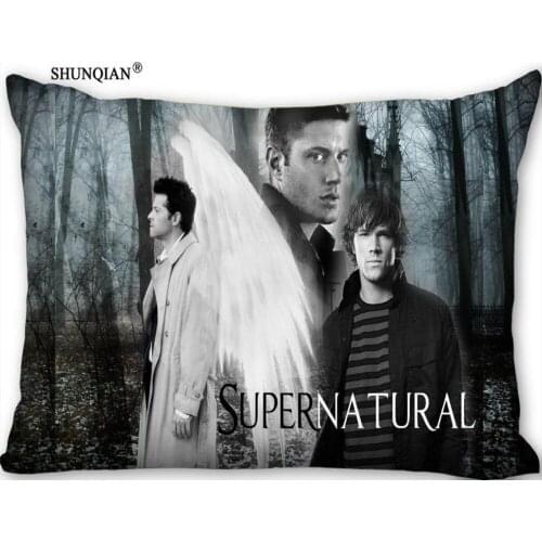 Hot Supernatural Rectangle Pillowcase Zipper Wedding Custom Pillow Case For Bedroom Pillow Cover(two sides) 17-12.29