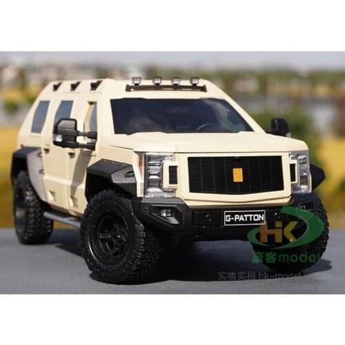1/18 alloy casting car model Qihui George Patton G-PATTON chariot modified car high-end collection holiday gift