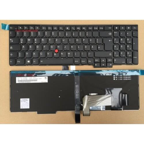 LAPLACE NEW GR/GERMAN LAYOUT FOR LENOVO T540 T531 E531 E540 L540 T540P W540 WITH BACKLIT LAPTOP KEYBOARD FRU: 04Y2399