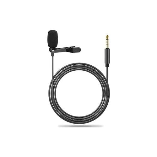 New Mini Recording Microphone Lavalier K Song Metal Mobile Microphone 360°High Sensitivity Capacitor 3.5mm Connector