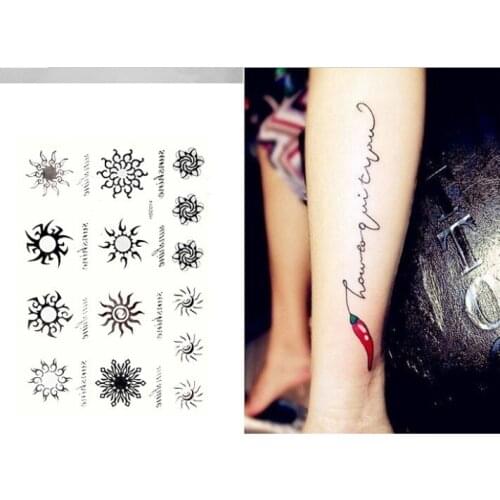 Wholesale Sexy DIY Temporary tattoo,unisex waterproof tattoo sticker as Concise body art painting accessories