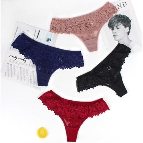 G-string Panties Cotton Womens Underwear Sexy Panties Female Underpants Thong Solid Color Pantys Lingerie M-XL Design