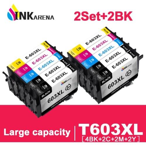 T603 T603XL E-603XL Compatible Ink Cartridges for Epson 603XL WorkForce WF-2810DWF WF-2830DWF WF-2835DWF WF-2850DWF Printers