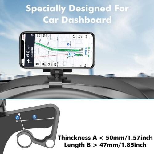 Universal Magnetic Car Phone Holder Multi-purpose Dashboard/Sun Visor/Rearview Mirror Phone Support For IPhone For Huawei