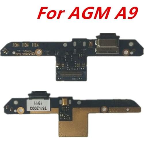 For AGM A9 Cell Phone New Original USB Charger Plug Board Parts Repair Accessories Replacement