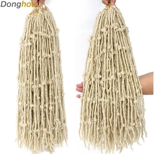 22 Inch 613 Butterfly Locs Crochet Hair Butterfly Locs Crochet Braids Soft Blonde Pre Looped Long Distressed Faux Locs Hair