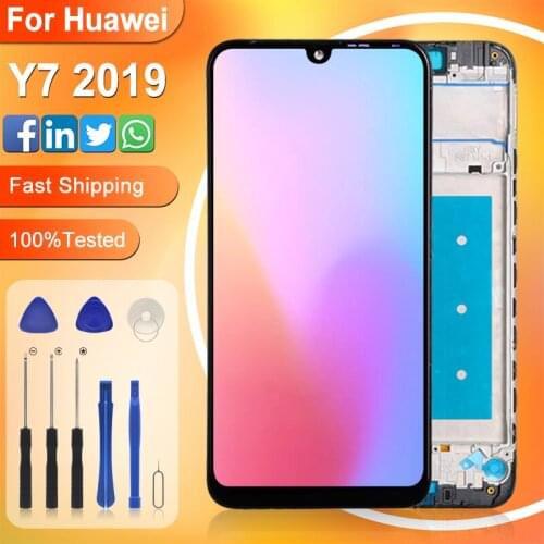 Catteny Promotion Y7 2019 Display For Huawei Y7 Prime 2019 LCD With Touch Screen Digitizer Y7 Pro 2019 Assembly Free Shipping