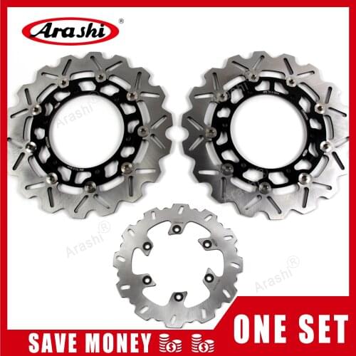 Arashi 1 Set XJN 600 1998-2003 CNC Front Rear Brake Disc Rotors For YAMAHA XJ600 N XJ N 600 1998 1999 2000 2001 2002 2003
