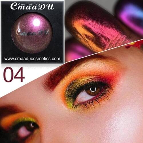 CmaaDu 3 Color Matte Glitter Eye Shadow Palette Makeup Set Natural Waterproof Chameleon EyeShadow Makeup Tools TSLM1