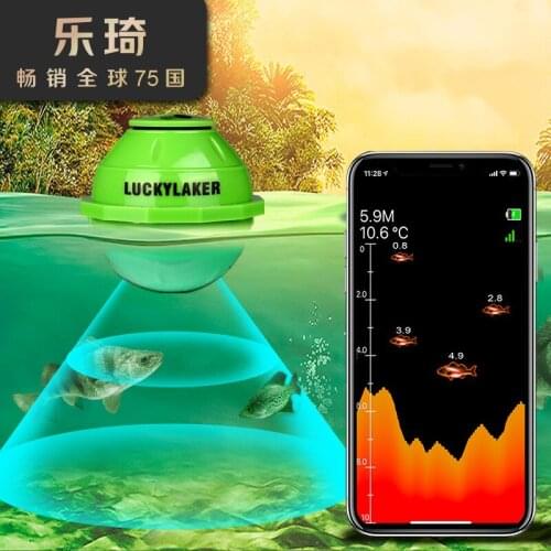 Mobile Phone Sonar Wireless Fish Measuring Device Fishing Gear Rechargeable High-performance Lithium Battery Fishing Finder