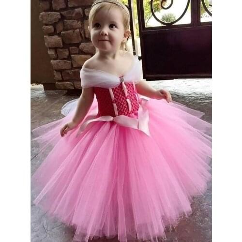 Camo Pink Tulle Little Girl Toddler Pageant First Communion Baby Girl First Birthday Dresses 2019 Ball Gown Flower Girl Dresses
