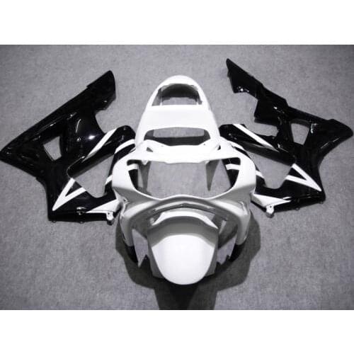 Injection mold Fairing kit for HONDA CBR900RR 929 00 01 CBR 900RR 2001 2000 CBR900 ABS white black Fairings set+7gifts HM13