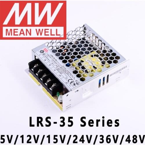 Mean Well LRS-35 series AC/DC 35W Switching Power Supply meanwell 5V 12V 24V 48V