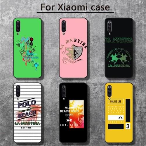 Fashion brand La Martinas Poloos Phone Case for Xiaomi mi 6 6plus 6X 8 9SE 10 Pro mix 2 3 2s MAX2 note 10 lite Pocophone F1