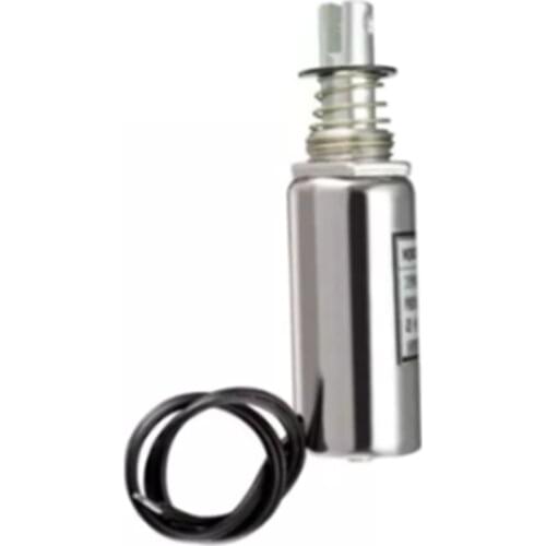 MQ8-Z12B DC 12V/DC24V 1kg Force Wired Plunger Spring Pull Type Solenoid Electromagnet