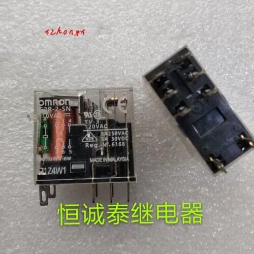 Original relay G2R-2-SN-110VAC 110VAC 5A 8 feet