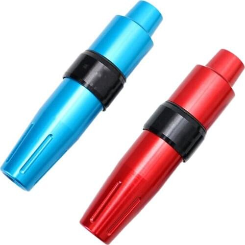2Pcs Professional Tattoo Pen RCA Rotary Pen Quiet Motor Tattoo Pen For Linner & Shader Tattoo Machine,Blue & Red