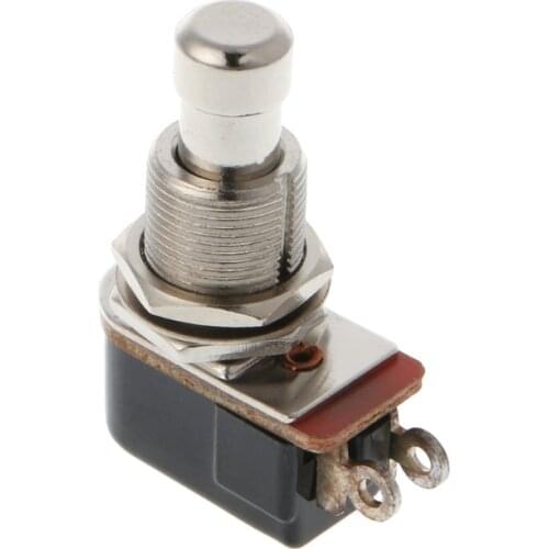 SPST Momentary Soft Touch Push Button Stomp Foot Pedal Electric Guitar Switch