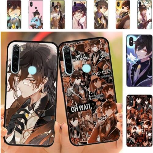 Yinuoda zhongli genshin impact Phone Case for Redmi Note 8 7 9 4 6 pro max T X 5A 3 10 lite pro